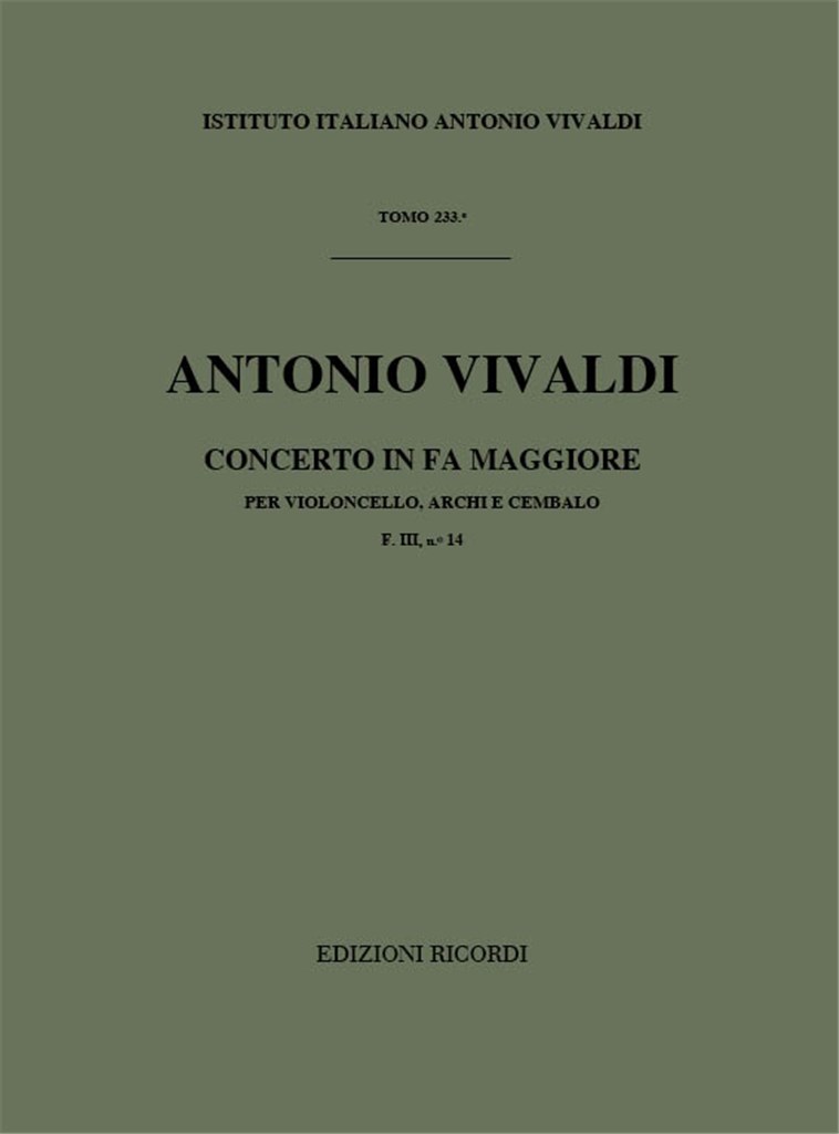 Concerto In Fa RV 411